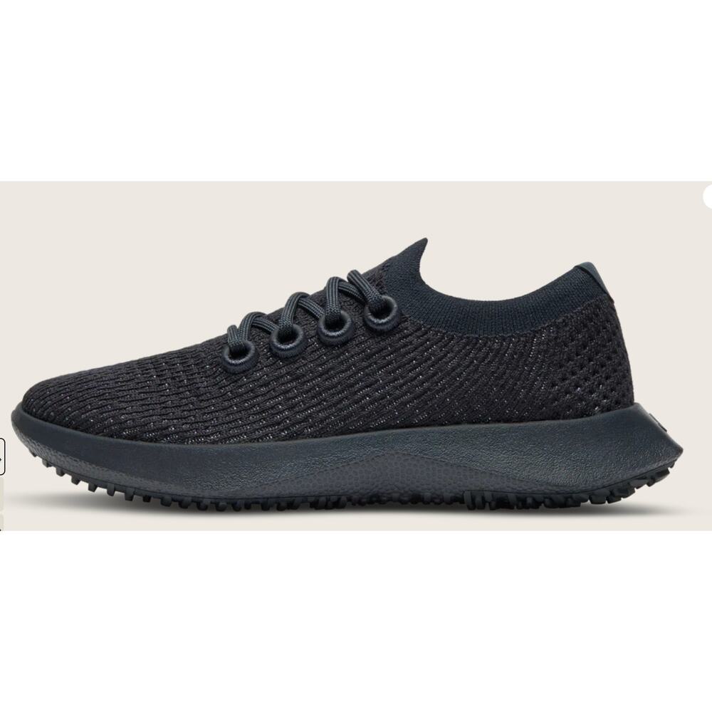 Allbirds Tree Dasher 2 Black Womens Size 8 Active Running & Walking Sneakers